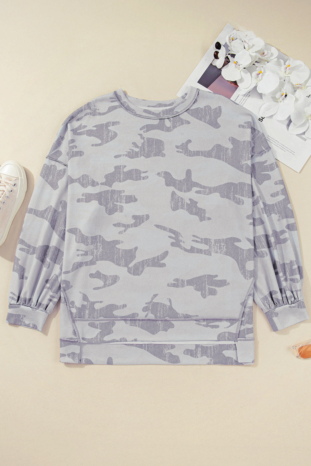Sophia Multicolour Print Plus Sweatshirt - Multicolour / 1X - 14W-16W