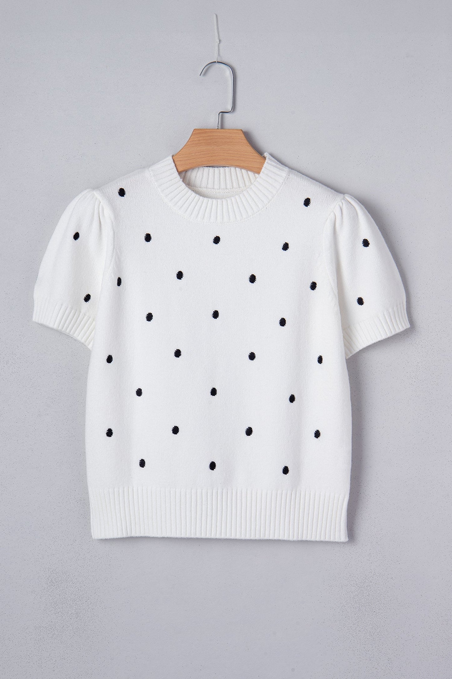 Threaded Pear Azariah Bubble Short Sleeve Sweater