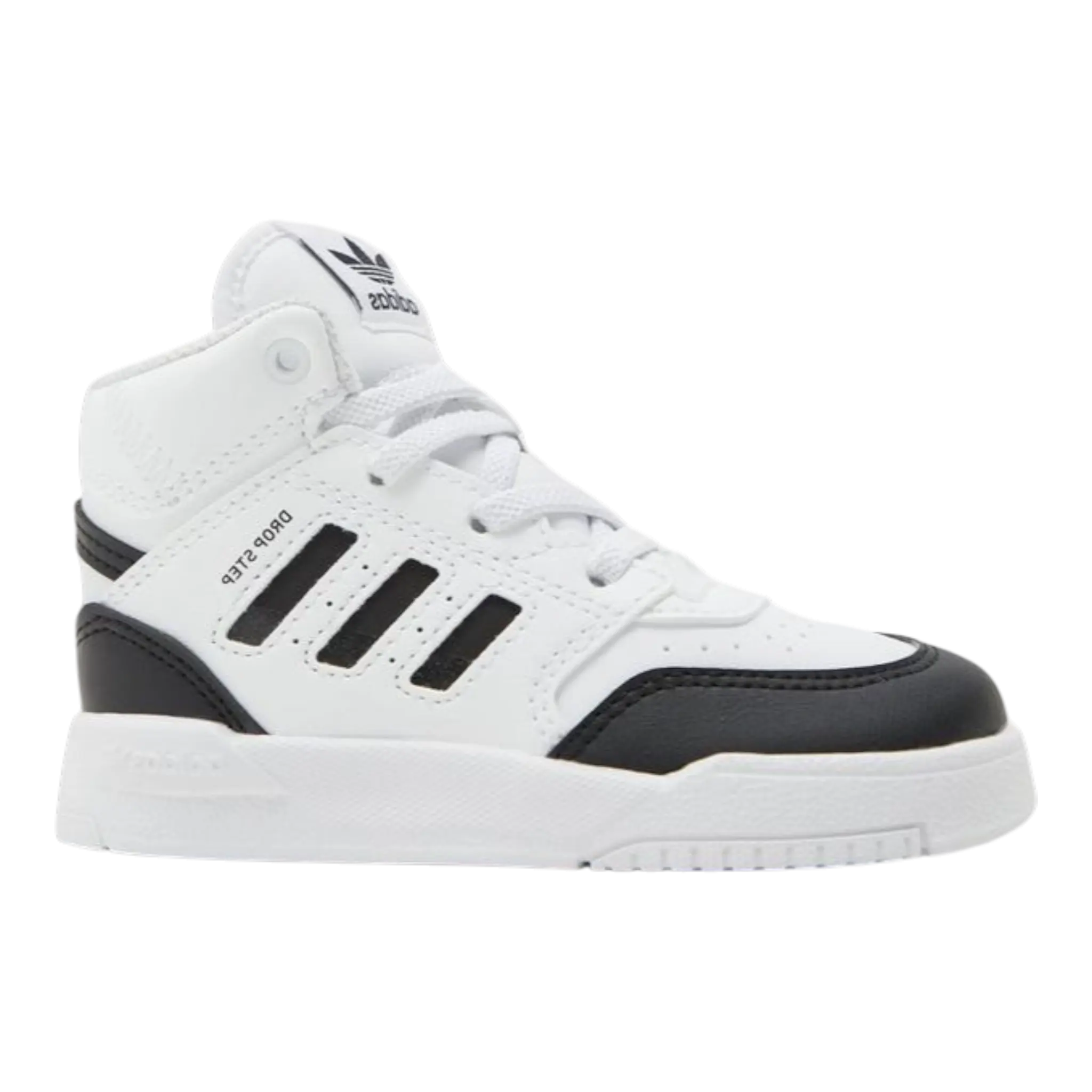 Adidas Drop Step Mid Kids Sneakers White/Black – Zulily