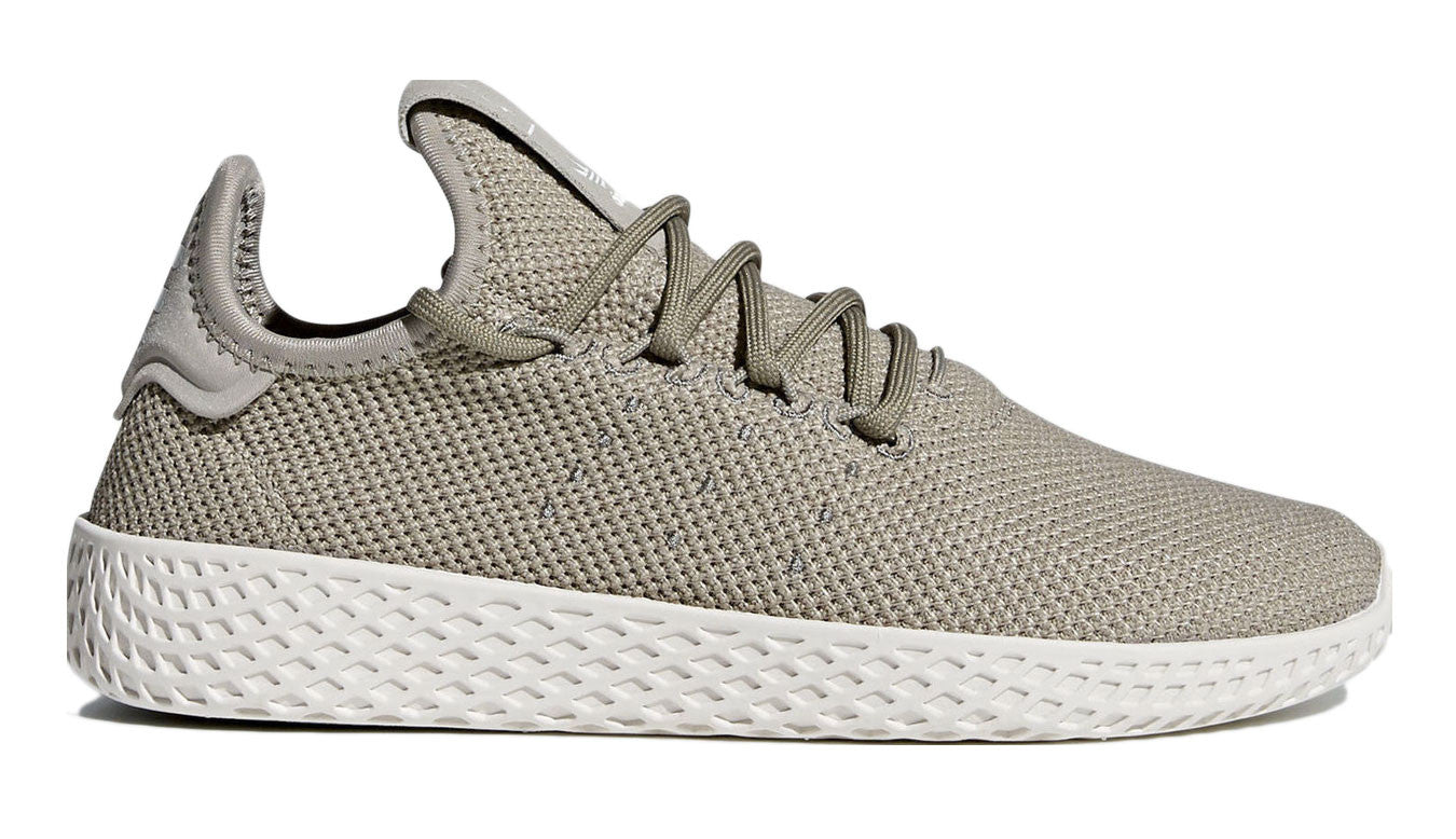Vans Grade School adidas Pharrell X Tennis Hu J 'Tech Beige' Sneakers