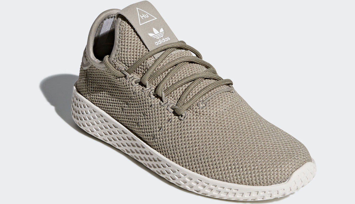 Grade School adidas Pharrell X Tennis Hu J 'Tech Beige'