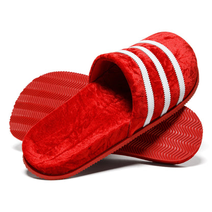 adidas Men's Adimule Slide 'Red Velvet' Sandals