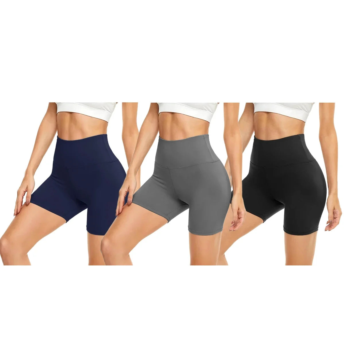 3-Pack(Black,Navy Blue,Grey)-
