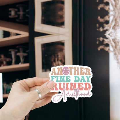 Modern stickers with funny sayings for adults, adult stickers with funny sayings waterproof