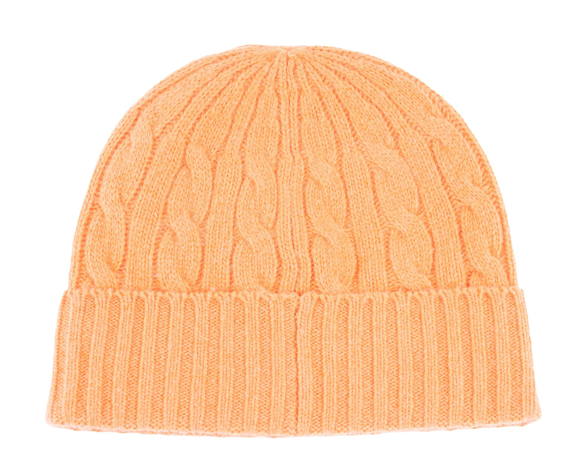 Polo Ralph Lauren Classic Cable Pony Men's Beanie — Orange