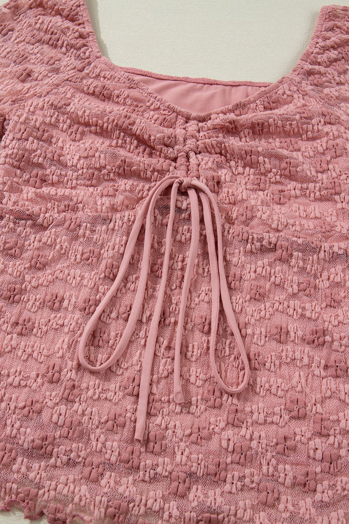 Threaded Pear Paloma Detail Floral Lace Blouse