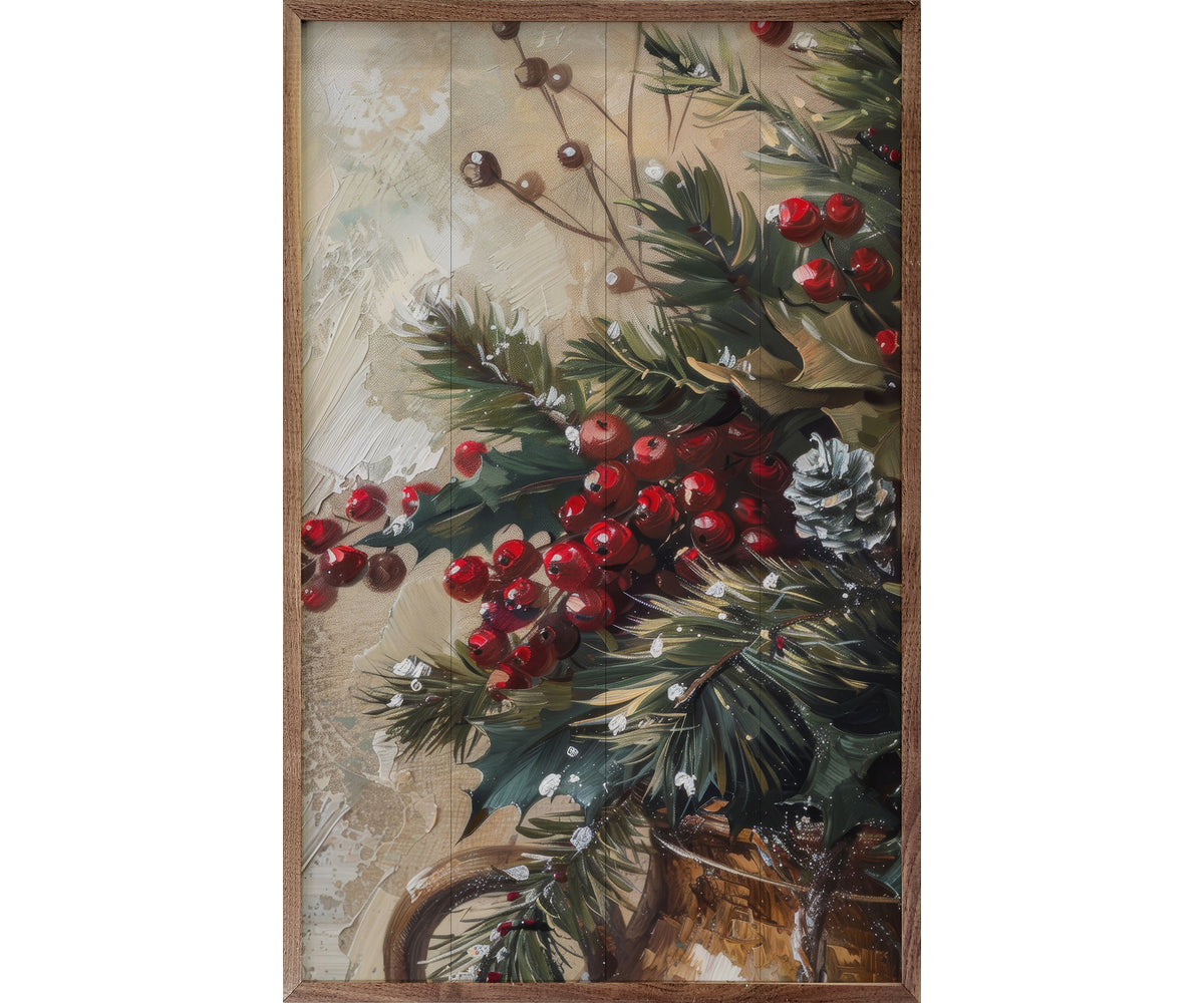 Kendrick Home Winterberry Mix III By Petals Prints Design