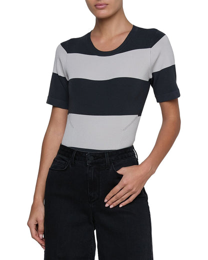 DSLG-DARK SLATE/LT GREY STRIPE-