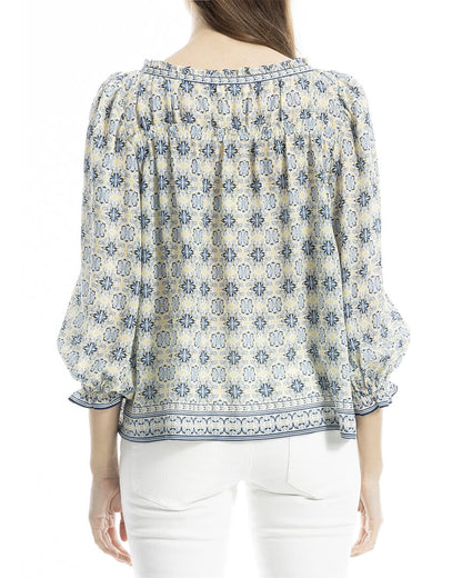 CREAM/TEAL FLORAL MIRAGE-