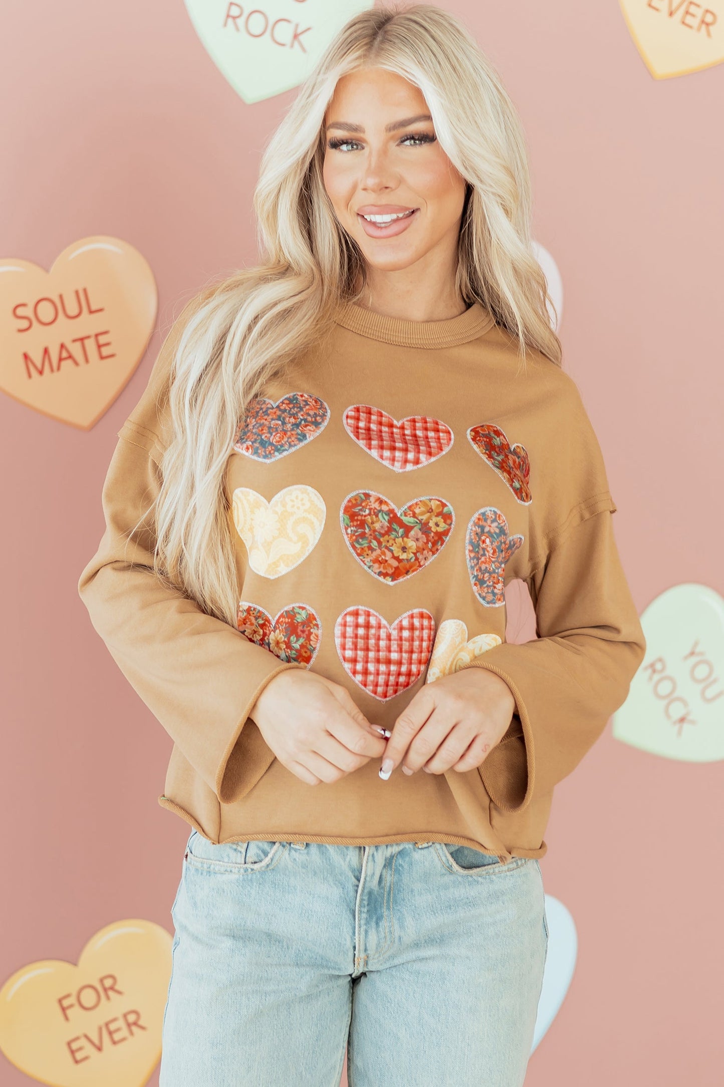 Threaded Pear Milana Seam Mineral Wash Sweatshirt