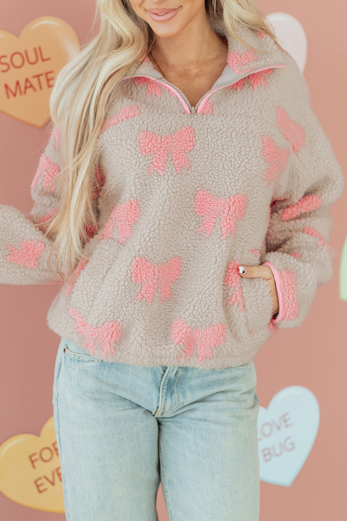 Threaded Pear Matilda Drop Shoulder Baggy Sweatshirt