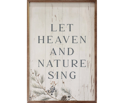 Kendrick Home Let Heaven And Nature Vine Whitewash