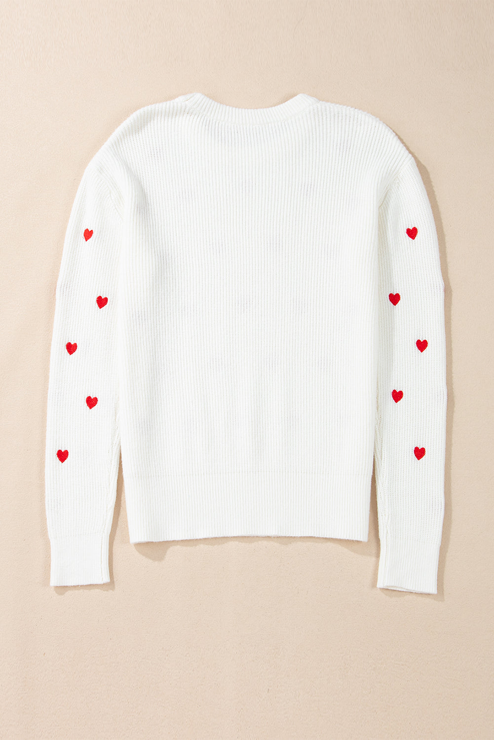 Gracie Heart Sweater - Threaded Pear