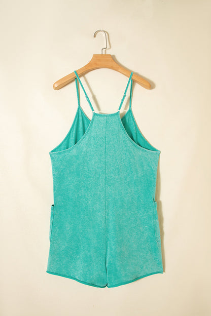 Threaded Pear Isabela Wash Spaghetti Straps Romper