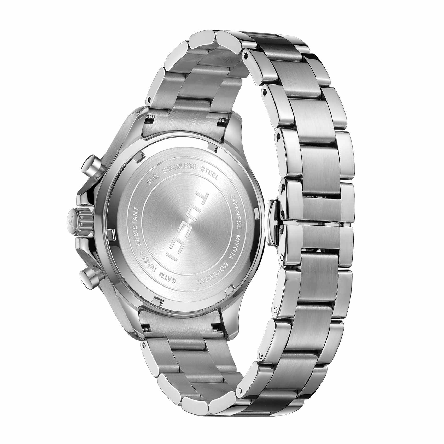 Silver Tone Blue-