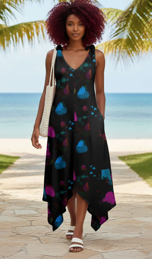 Black Blue Purple-