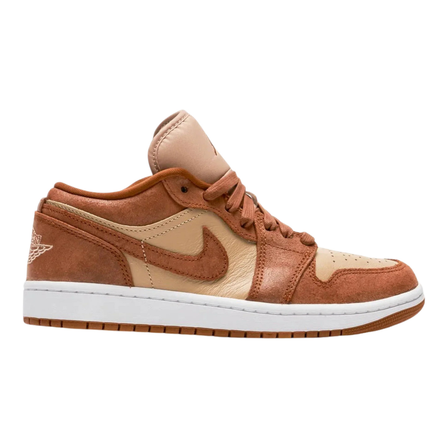 Nike Air Jordan 1 Low SE Women's Sneakers — Legend Coffee Brown Suede Low-Top