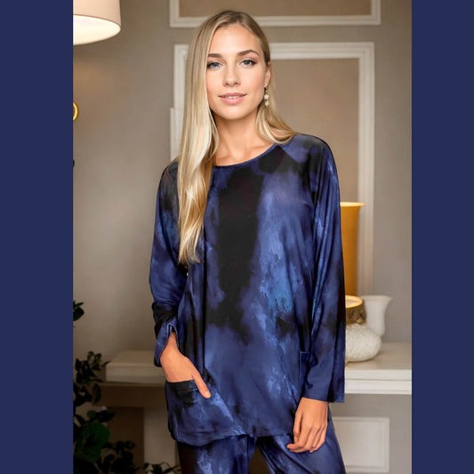 Blue Black-