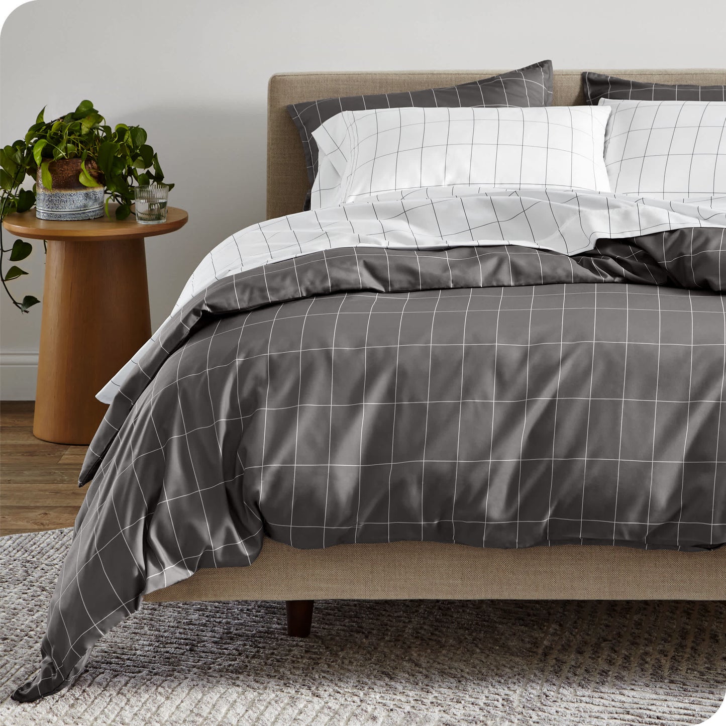Grid - Grey/White-