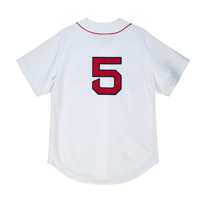 Mitchell & Ness MLB White Jersey Boston Red Sox 1997 Nomar Garciaparra