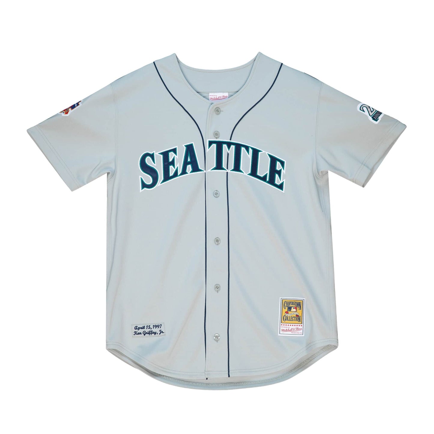 Men's Mitchell & Ness MLB Seattle Mariners 20Th Anniversary Authentic Cooperstown