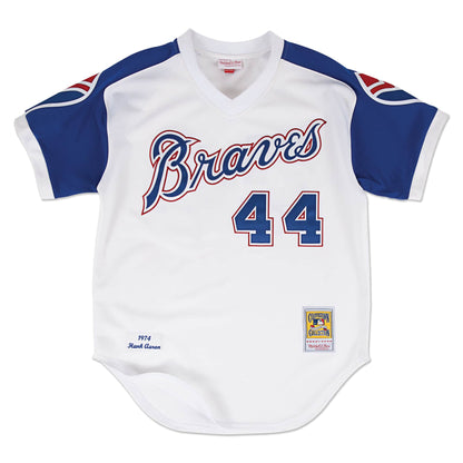 Mitchell & Ness Men's MLB Home Jersey Braves 1974 Hank Aaron