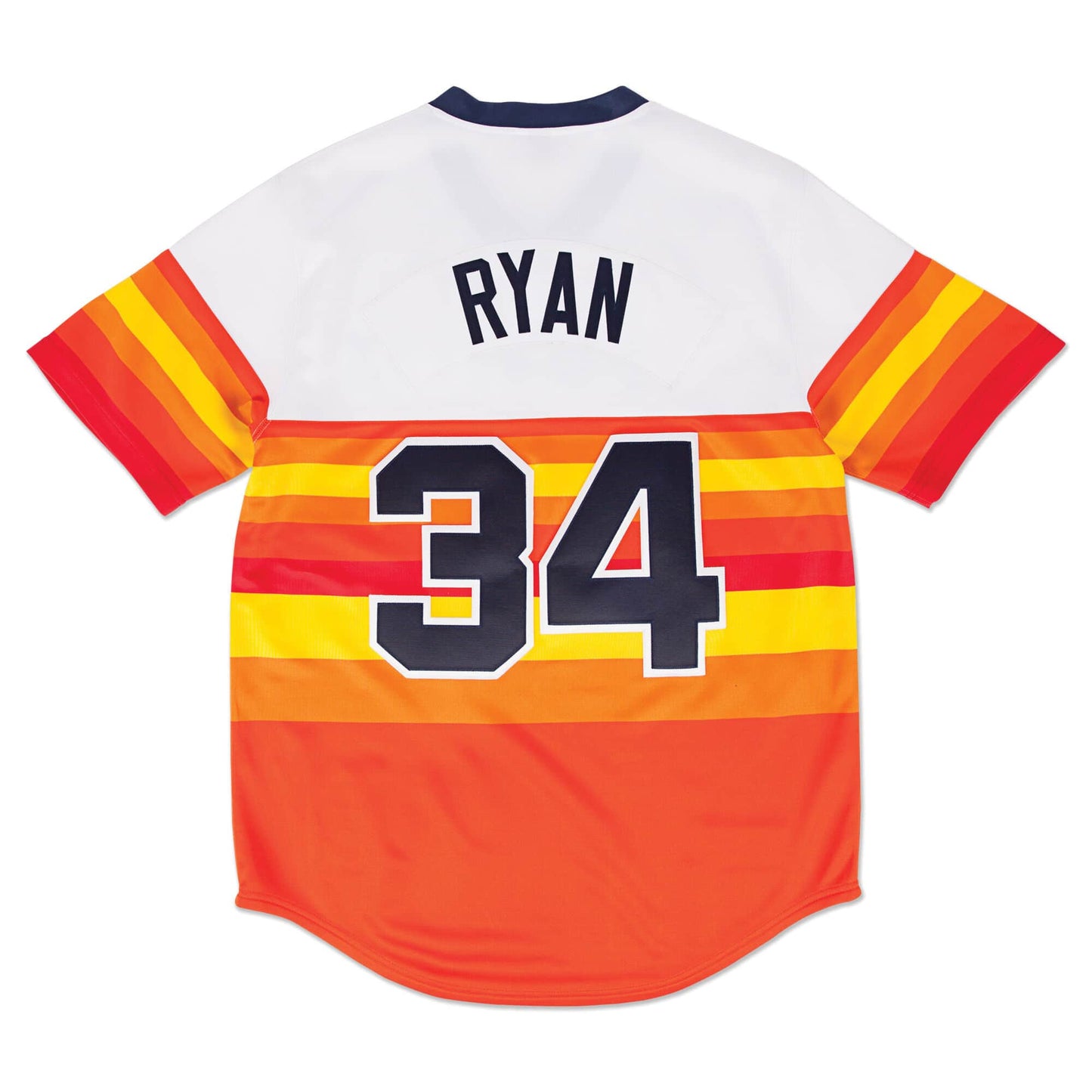 Men's Mitchell & Ness MLB Home Jersey - Houston Astros 80 Nolan Ryan