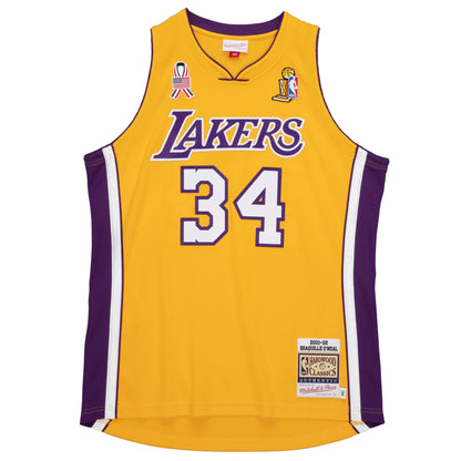 Mitchell & Ness NBA Authentic Jersey La Lakers 2001 Shaquille O'Neal