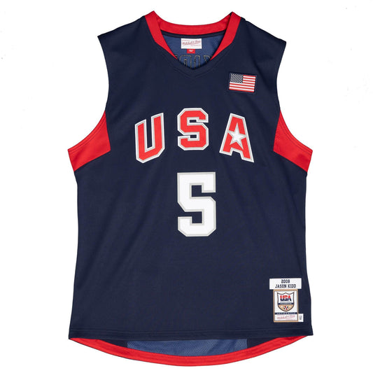 Mitchell & Ness NBA Dark Jersey Usa 2008 Jason Kidd Jerseys