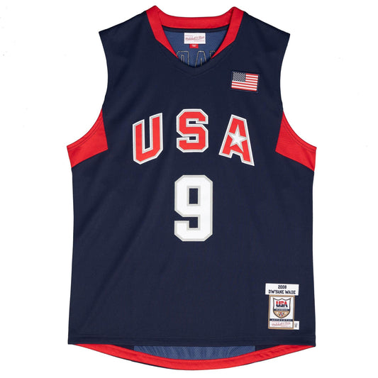 Mitchell & Ness NBA Dark Jersey Usa 2008 Dwyane Wade