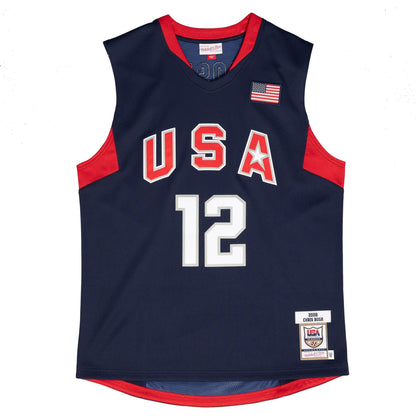 Mitchell & Ness NBA Dark Jersey Usa 2008 Chris Bosh