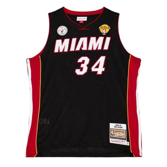 Mitchell & Ness NBA Road Finals Jersey Miami Heat 2012 Ray Allen Jerseys