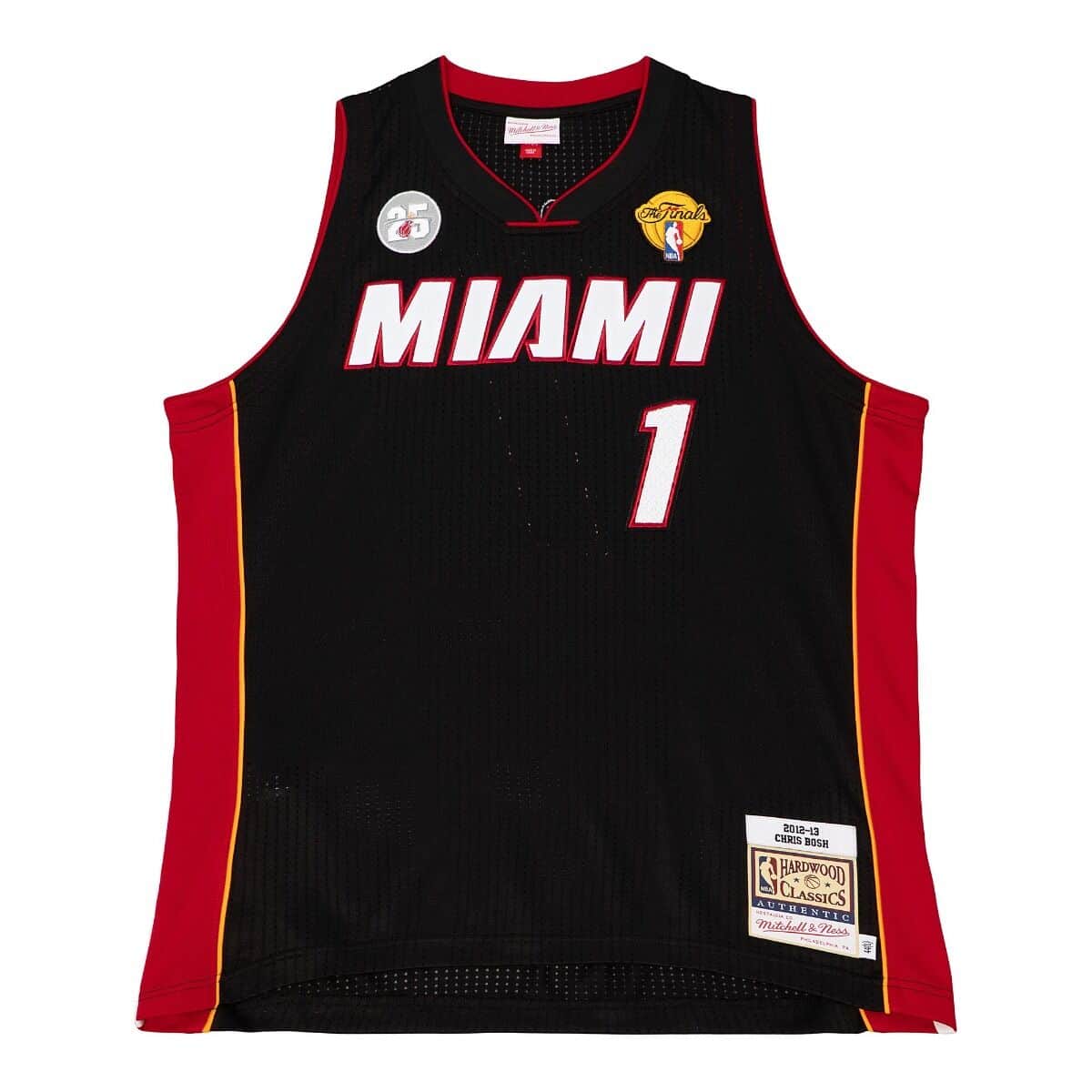 Mitchell & Ness NBA Road Finals Jersey Miami Heat 2012 Chris Bosh