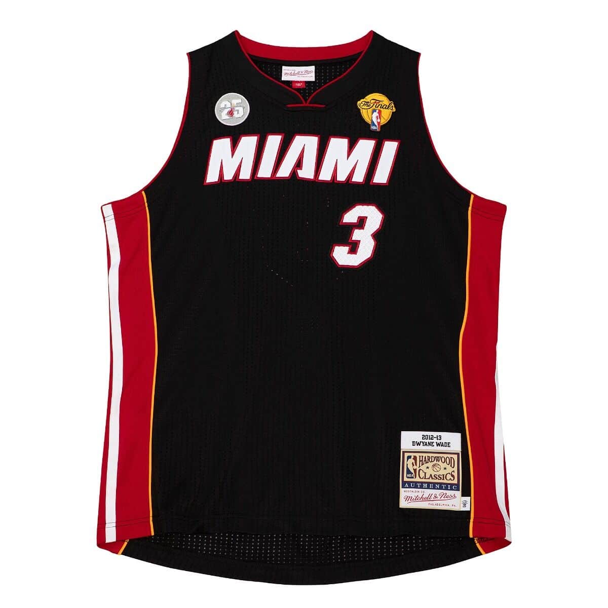 Mitchell & Ness NBA Road Finals Jersey Miami Heat 2012 Dwyne Wade