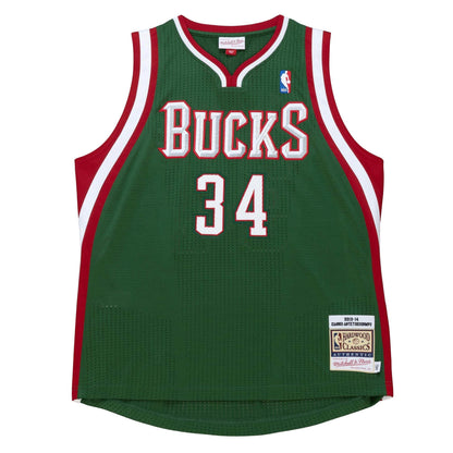 Mitchell & Ness NBA Road Jersey Milwaukee Bucks 2013 Giannis Antetokounmpo
