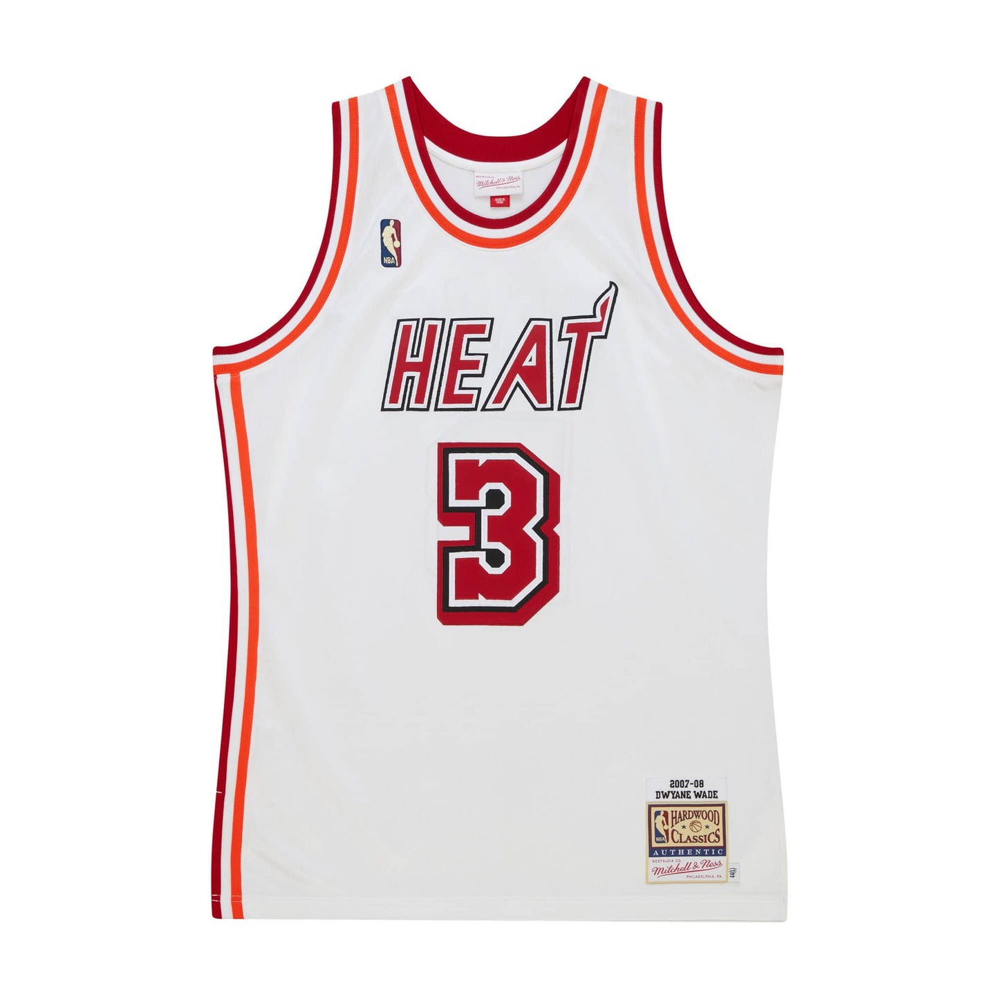 Men's Mitchell & Ness Hwc Jersey Heat 2007 Dwyane Wade