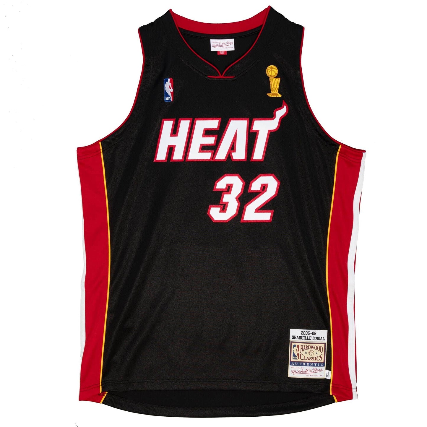 Mitchell & Ness NBA Authentic Road Finals Jersey Heat 05-06 Shaquille O'Neal