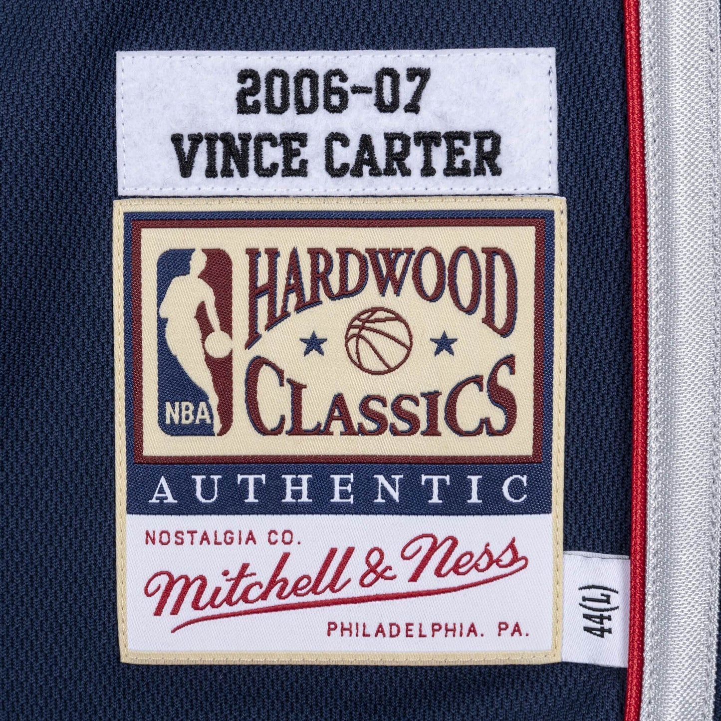 Men's Mitchell & Ness Authentic Jersey Nets 2006 Vince Carter