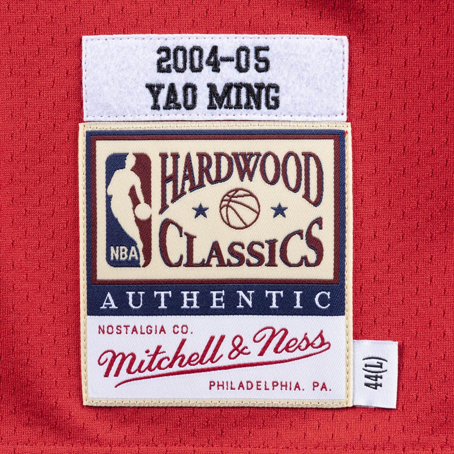 Mitchell & Ness Men's NBA Authentic Jersey 2004 Houston Rockets Yao Ming