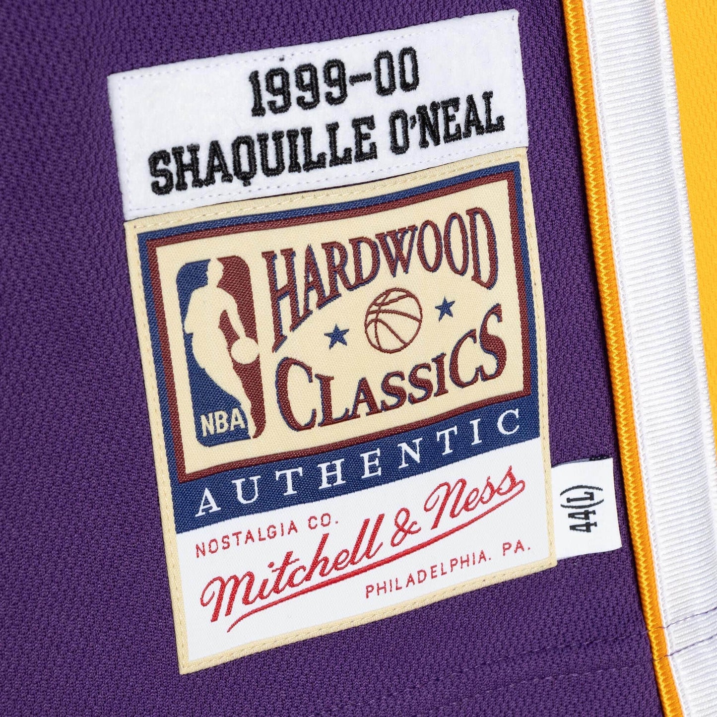 Mitchell & Ness NBA Authentic Jersey La Lakers 1999 Shaquille O'Neal Jerseys