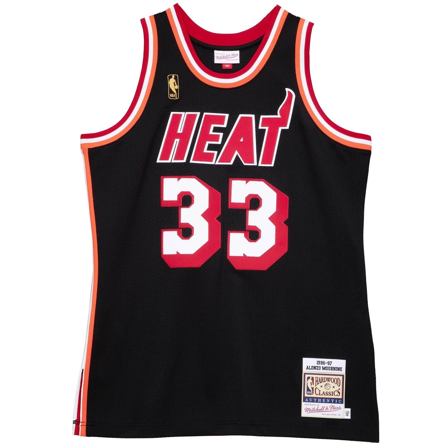 Mitchell & Ness NBA Authentic Jersey Miami Heat 96 Alonzo Mourning Jerseys