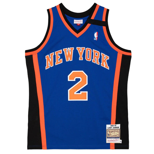 Mitchell & Ness NBA Authentic Jersey Ny Knicks 98 Larry Johnson Jerseys
