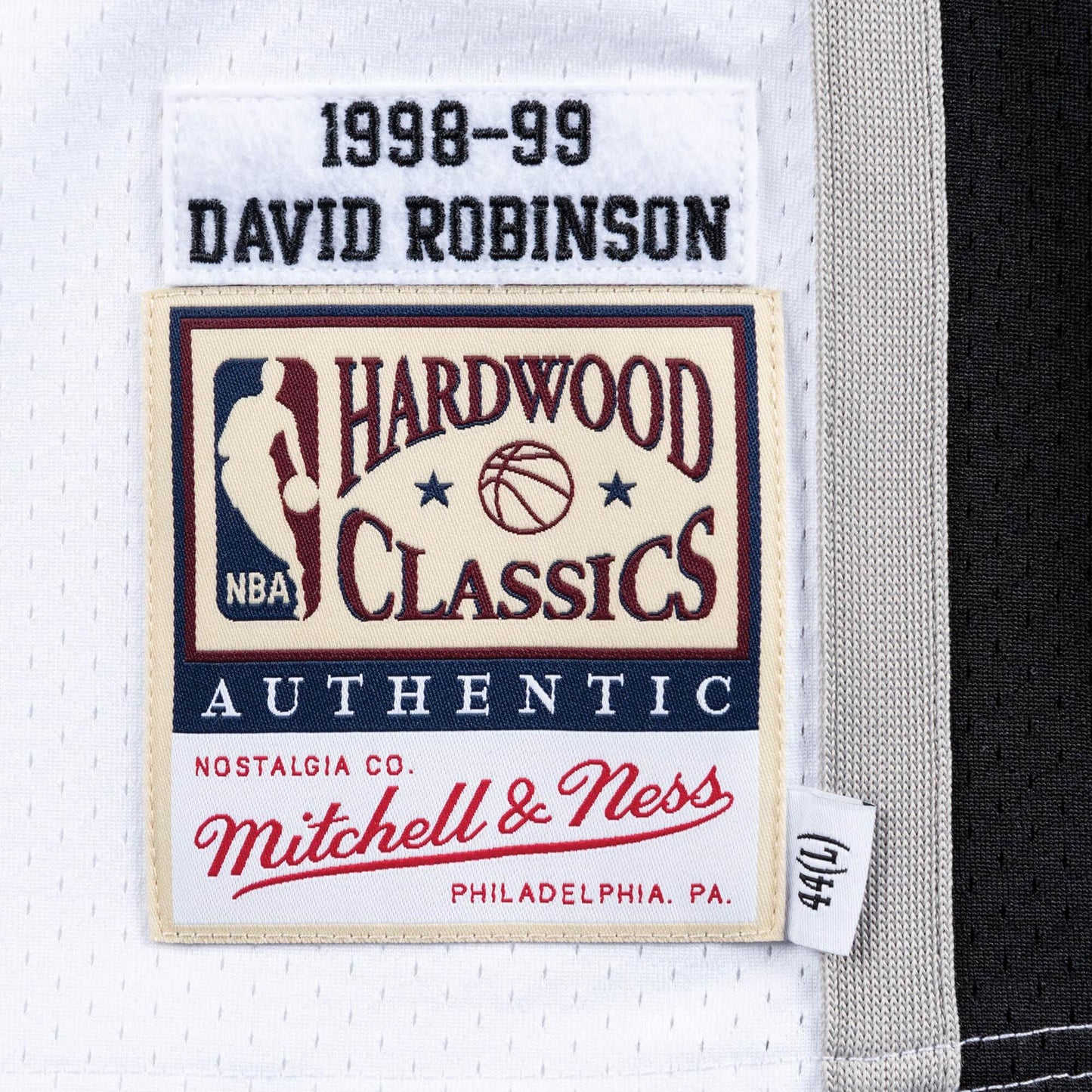 Mens Mitchell & Ness NBA Authentic Jersey 1998 San Antonio Spurs David Robinson - sneakAR
