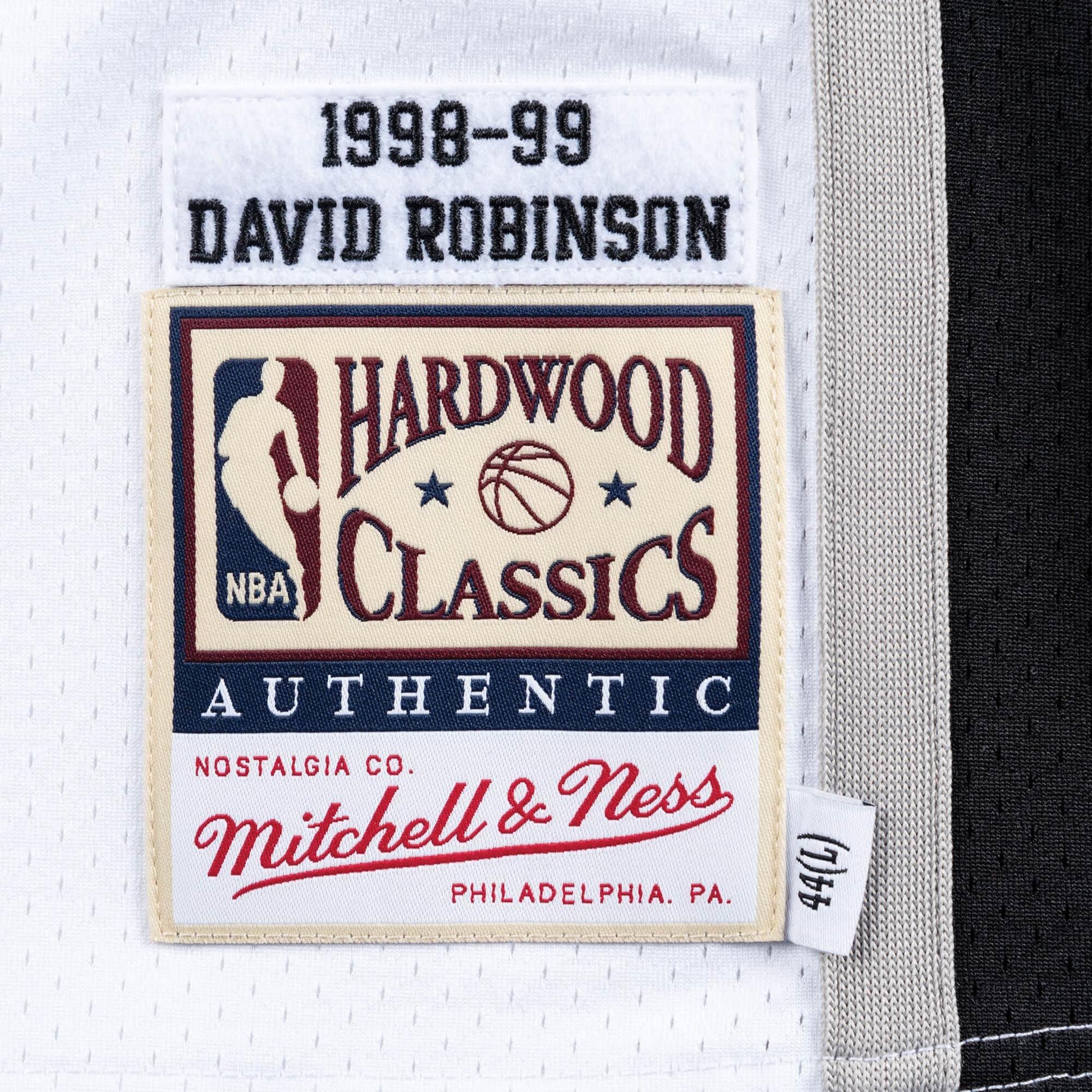 Mens Mitchell & Ness NBA Authentic Jersey 1998 San Antonio Spurs David Robinson - sneakAR