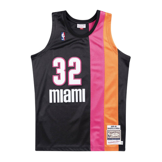 Mitchell & Ness Men's NBA Authentic Jersey Miami Heat 2005-06 Shaq O'Neal