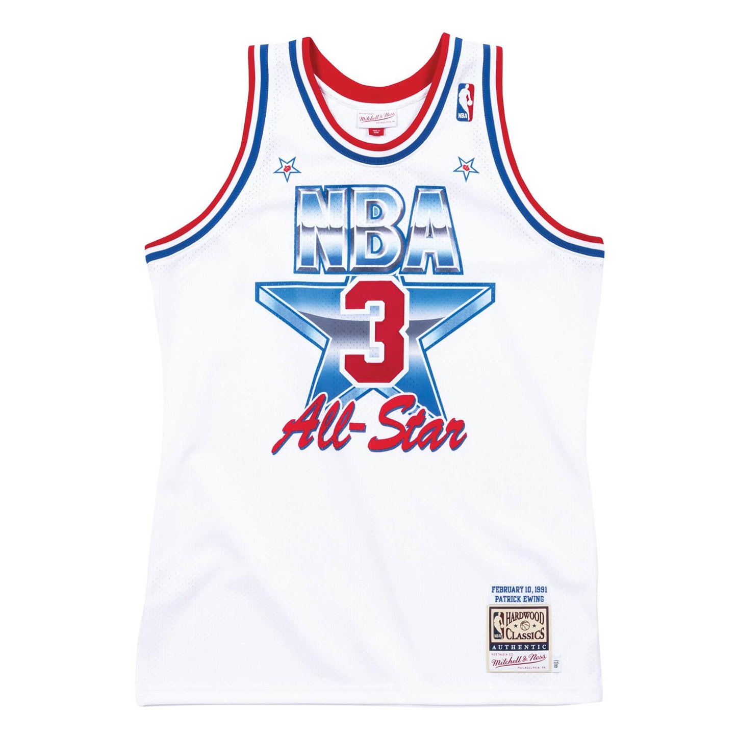 Mitchell & Ness Men's NBA Authentic Jersey 1991 All-Star East Patrick Ewing