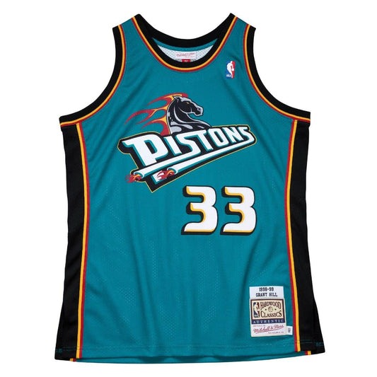 Mitchell & Ness NBA Authentic Road Jersey Detroit Pistons 98 Grant Hill Jerseys