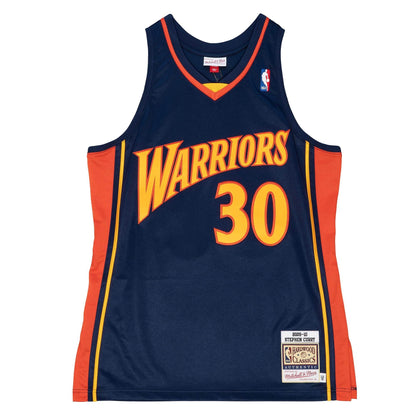 Mitchell & Ness NBA Authentic Road Jersey Golden State Warriors 09 Steph Curry