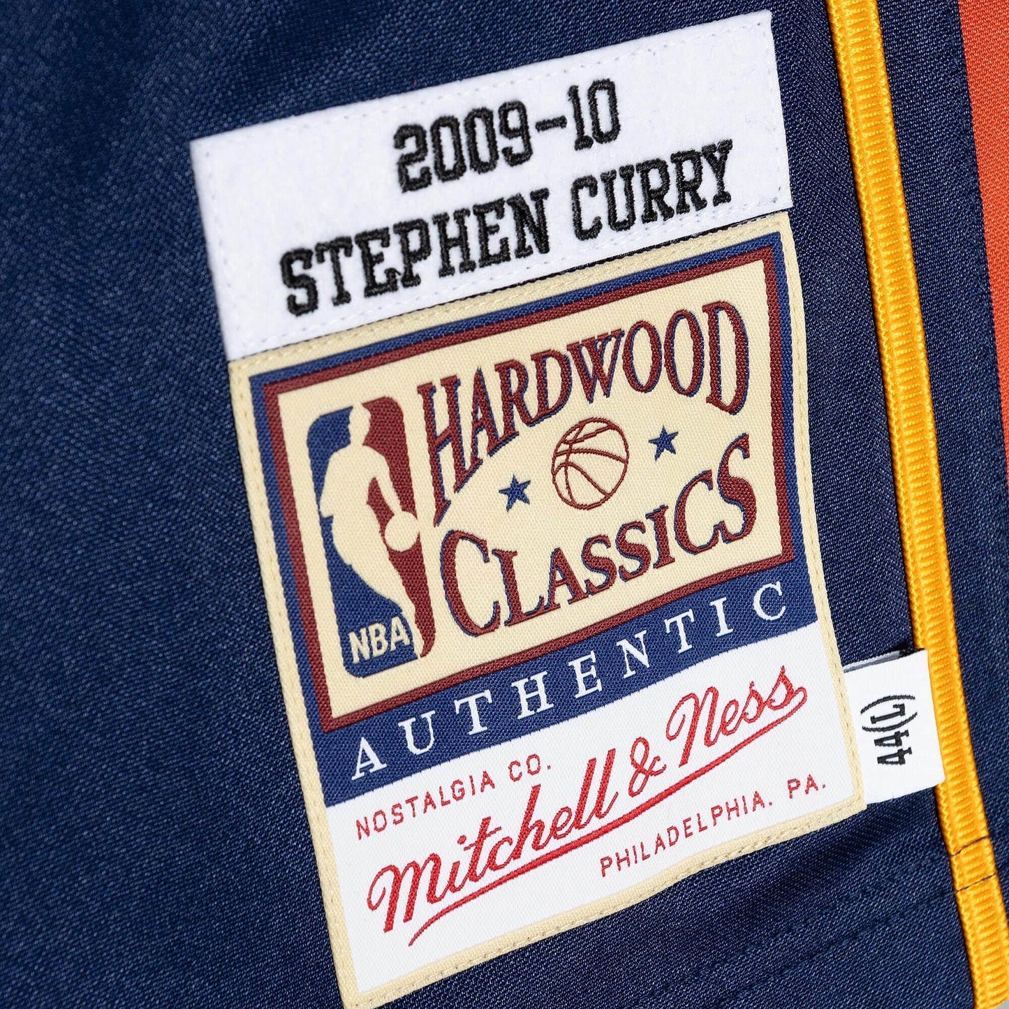 Mitchell & Ness NBA Authentic Road Jersey Golden State Warriors 09 Steph Curry