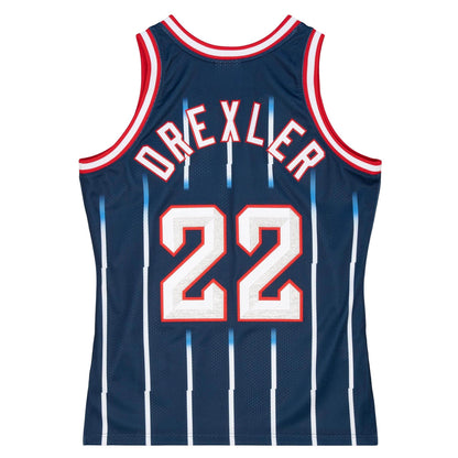 Mitchell & Ness NBA Authentic Road Jersey Houston Rockets 96 Clyde Drexler Jerseys